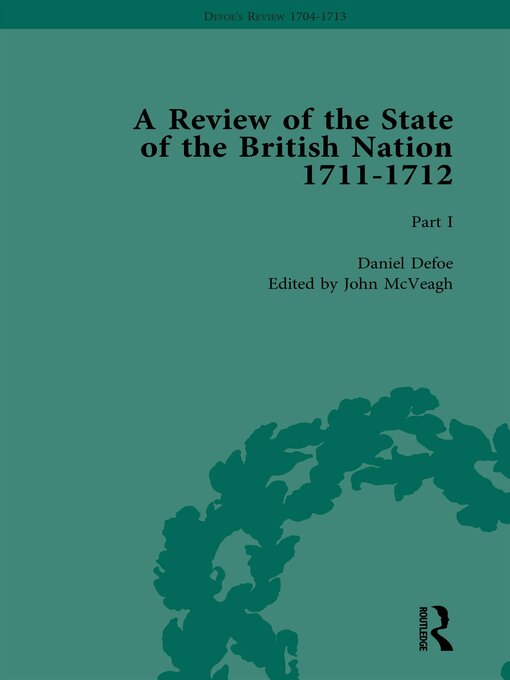 Title details for Defoe's Review 1704-13, Volume 8 (1711-12), Part I by John McVeagh - Available